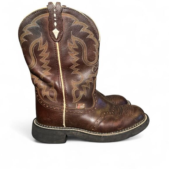 Justin-boots Women's Brown Boots - Picture 1 of 7